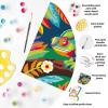 image:imageRavensburger CreArt Colorful Chameleon PaintbyNumber Kit  Complete Set with Brushes amp 15 WaterBased Paints  ColorCoded Outlines  Ages 9