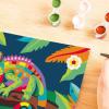 image:imageRavensburger CreArt Colorful Chameleon PaintbyNumber Kit  Complete Set with Brushes amp 15 WaterBased Paints  ColorCoded Outlines  Ages 9