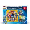 image:imageRavensburger Sonic The Hedgehog 3 x 49 Piece Jigsaw Puzzle Set for Kids  ScreenFree Activity Boosts Concentration and Focus