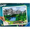 image:imageRavensburger CreArt Mountain View Paint by Numbers Kit for Adults  20155  Painting Arts and Crafts for Ages 14 and UpNumbers