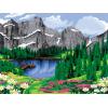 image:imageRavensburger CreArt Mountain View Paint by Numbers Kit for Adults  20155  Painting Arts and Crafts for Ages 14 and UpNumbers