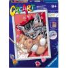 image:imageRavensburger Peaceful Kitten Paint by Numbers Kit for Kids  20266  Painting Arts and Crafts for Ages 9 and Up