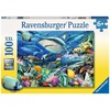image:imageRavensburger Shark Reef 100 Piece XXL Jigsaw Puzzle for Kids  Engaging Aquatic Themed Puzzle  Durable Long Lasting Materials  Educational and Fun  Ideal for Ages 68